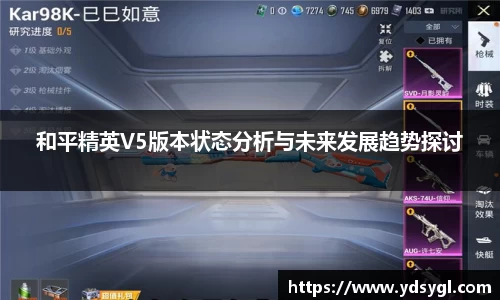 和平精英V5版本状态分析与未来发展趋势探讨